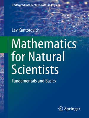 cover image of Mathematics for Natural Scientists